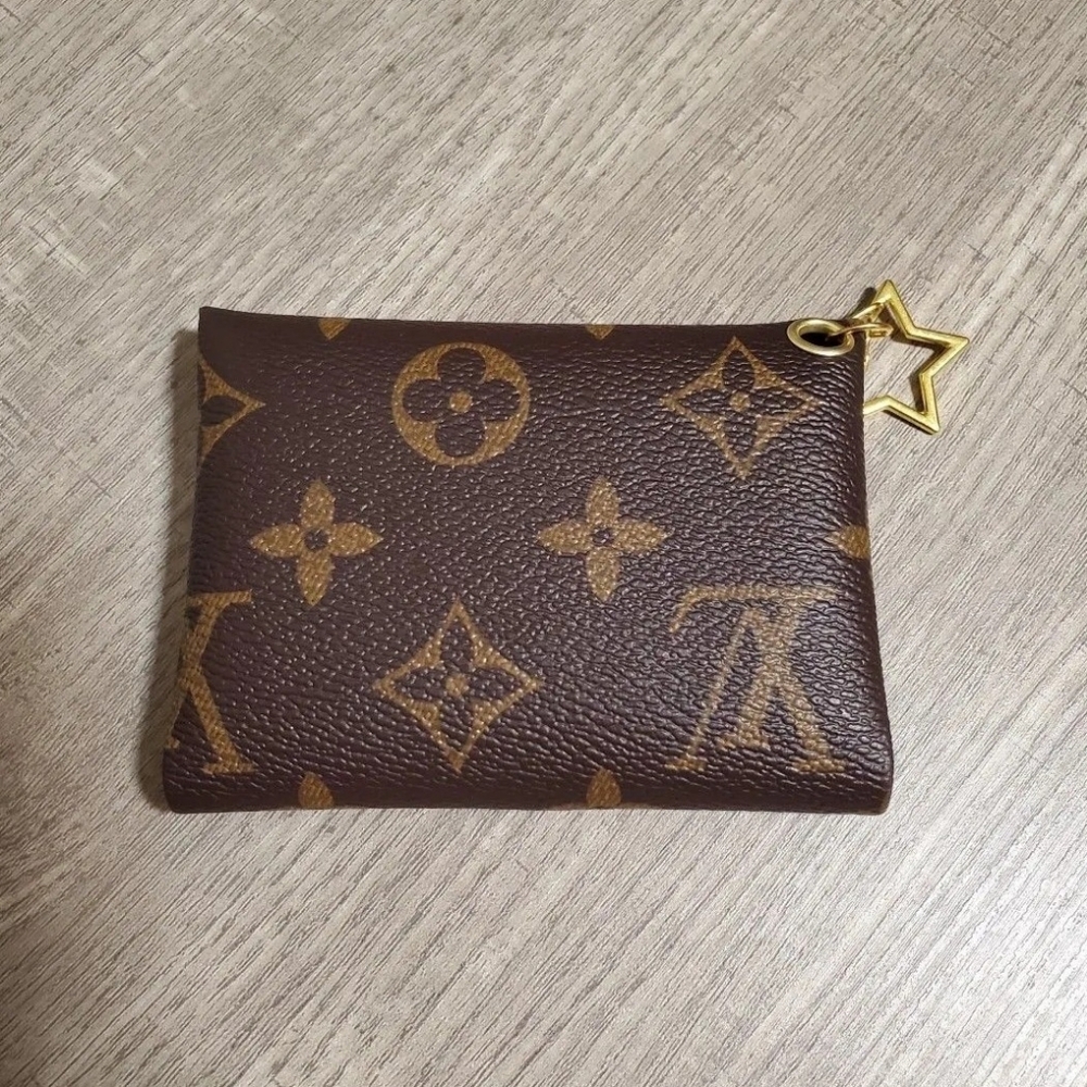 Brand New Upcycled Louis Vuitton Origami Card Pouch Wallet - Picture 5 of 7